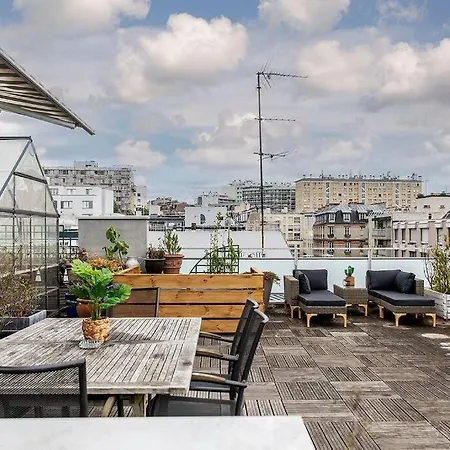 Magnificient Terrace 6 Pers Flat דירה *