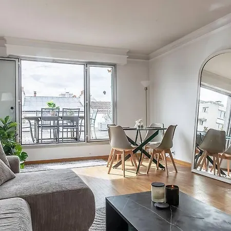 Magnificient Terrace 6 Pers Flat 아파트 *