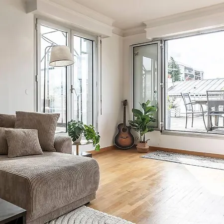 아파트 Magnificient Terrace 6 Pers Flat